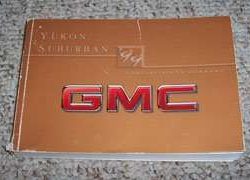 1999 GMC Yukon & Suburban Owner's Manual