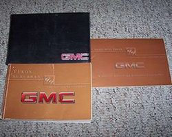 1999 GMC Yukon & Suburban Owner's Manual Set
