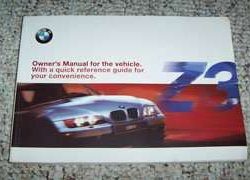 1999 BMW Z3 Owner's Manual