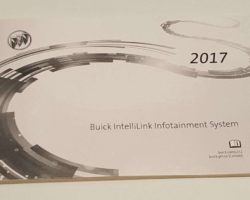 2017 Buick Lacrosse Intellilink Infotainment System Owner's Manual