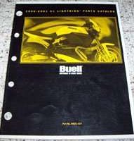 2001 Buell X1 Lightning Parts Catalog
