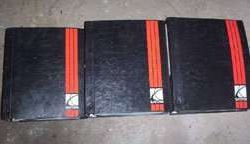 2001 Saturn S-Series Service Manual Binders