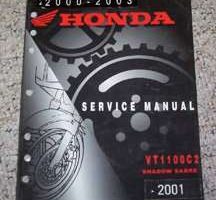 2001 Honda Shadow Sabre VT1100C2 Motorcycle Shop Service Manual