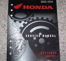 2001 Honda Shadow Sabre VT1100C2 Motorcycle Shop Service Manual