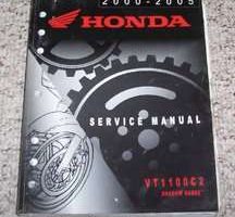 2001 Honda Shadow Sabre VT1100C2 Motorcycle Shop Service Manual