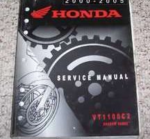 2004 Honda Shadow Sabre VT1100C2 Motorcycle Shop Service Manual
