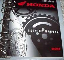 2006 Honda XR650R Service Manual