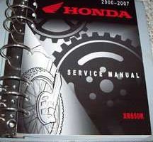 2000 Honda XR650R Service Manual