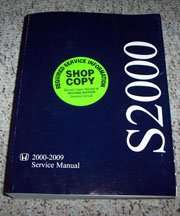 2008 Honda S2000 Service Manual