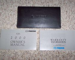 2000 Mazda 626 Owner's Manual Set