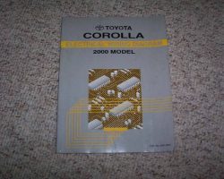 2000 Toyota Corolla Electrical Wiring Diagram Manual