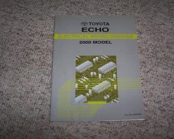 2000 Toyota Echo Electrical Wiring Diagram Manual