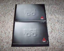 2000 Mitsubishi Eclipse Owner's Manual Set