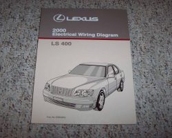 2000 Lexus LS400 Electrical Wiring Diagram Manual