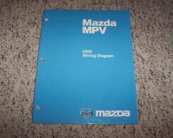 2000 Mazda MPV Wiring Diagrams Manual