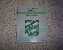 2000 Toyota MR2 Electrical Wiring Diagram Manual