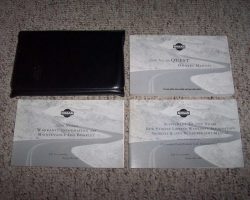 2000 Nissan Quest Owner's Manual Set