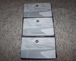 2000 Nissan Sentra Owner's Manual Set