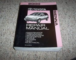 2000 Toyota Sienna Service Repair Manual