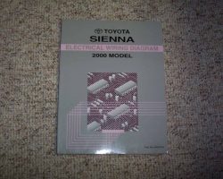 2000 Toyota Sienna Electrical Wiring Diagram Manual