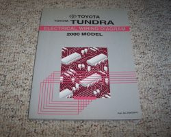 2000 Toyota Tundra Electrical Wiring Diagram Manual
