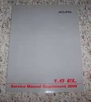 2000 Acura 1.6EL Service Manual Supplament