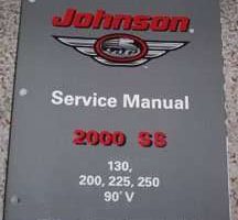 2000 Johnson 130, 200, 225 & 250 HP 90 V Models Service Manual