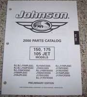 2000 Johnson 150, 175 HP & 105 Jet Models Parts Catalog