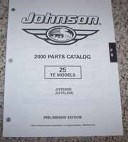 2000 Johnson 25 HP TE Models Parts Catalog