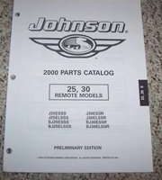 2000 Johnson 25 & 30 HP Remote Models Parts Catalog