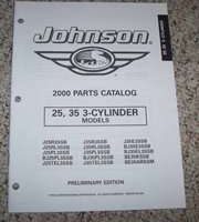 2000 Johnson 25 & 35 HP 3 Cylinder Models Parts Catalog