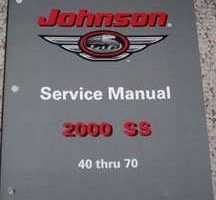 2000 Johnson 60 HP Models Service Manual
