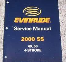 2000 Evinrude 40 & 50 HP 4-Stroke Models Shop Service Repair Manual