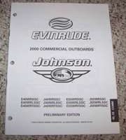 2000 Johnson Evinurde 40 & 55 Comm Models Parts Catalog