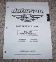 2000 Johnson 60 & 70 HP Remote Models Parts Catalog