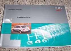 2000 Audi A4 Owner's Manual