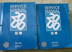 2000 Chevrolet Astro M/L Van Service Manual