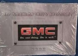 2000 GMC B7 Medium Duty Chassis Owner's Manual
