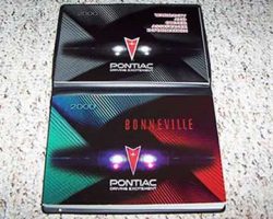 2000 Pontiac Bonneville Owner's Manual Set