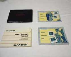 2000 Toyota Camry Owner's Manual Set