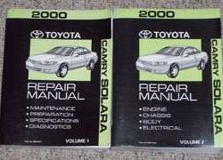 2000 Toyota Camry Solara Service Repair Manual