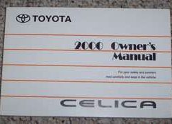 2000 Toyota Celica Owner's Manual
