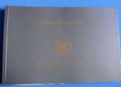 2000 Cadillac Deville Owner's Manual
