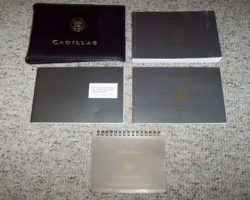 2000 Cadillac Deville Owner's Manual Set