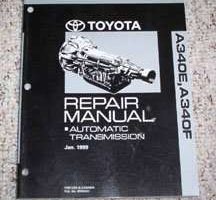 2001 Toyota Celica A340E, A340F Automatic Transmission Service Repair Manual