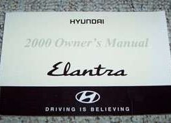 2000 Hyundai Elantra Owner's Manual