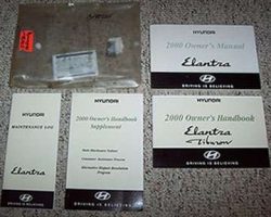 2000 Hyundai Elantra Owner's Manual Set