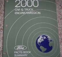 2000 Mercury Cougar Engine/Emission Facts Book Summary