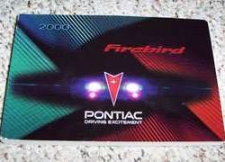 2000 Pontiac Firebird & Trans Am Owner's Manual
