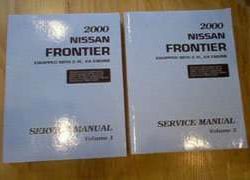 2000 Nissan Frontier 2.4L KA Engine Service Manual